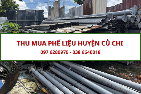 Phế Liệu Huy Lộc Phát thu mua phế liệu huyện Củ Chi giá cao tận nơi